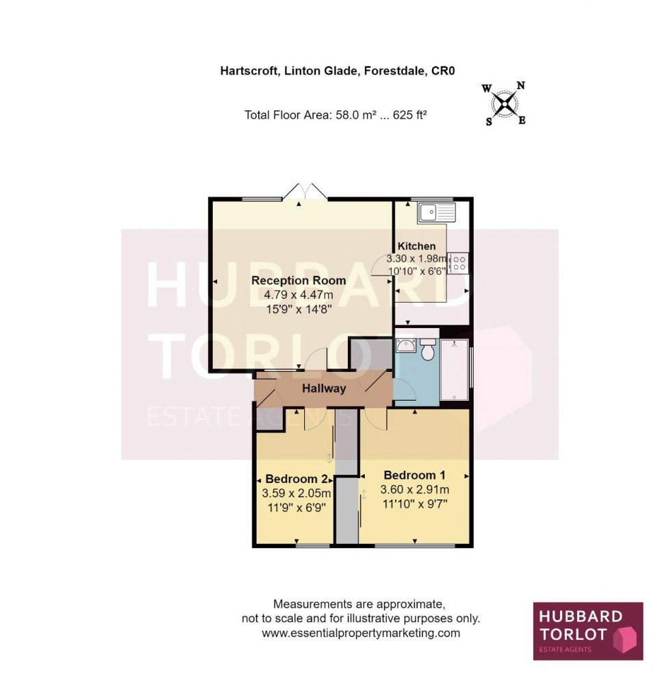 Floorplan for Hartscroft, South Croydon