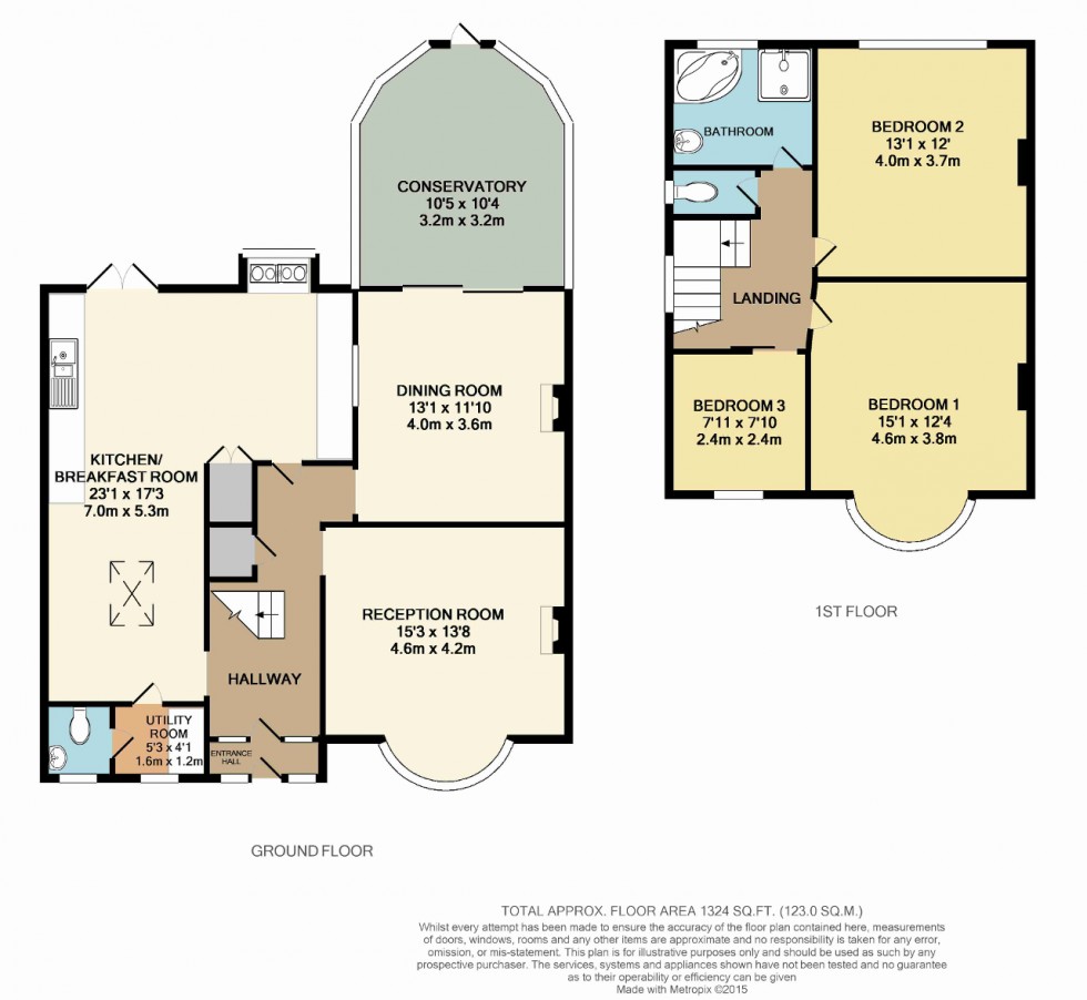 Floorplan for Purley Oaks Road, Sanderstead