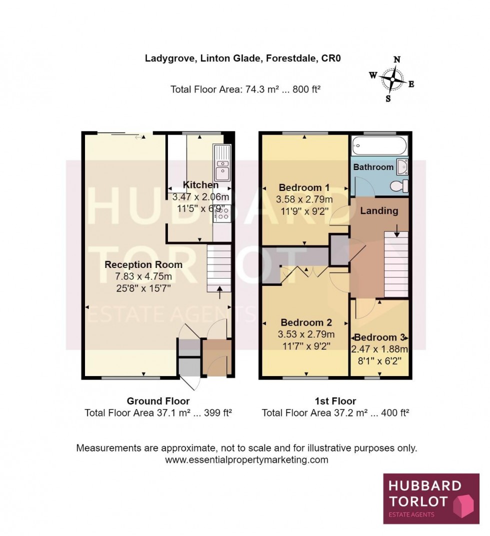 Floorplan for Pixton Way, Forestdale