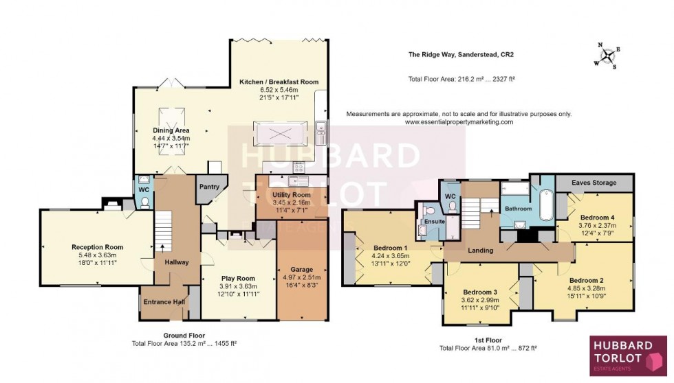 Floorplan for The Ridge Way, Sanderstead