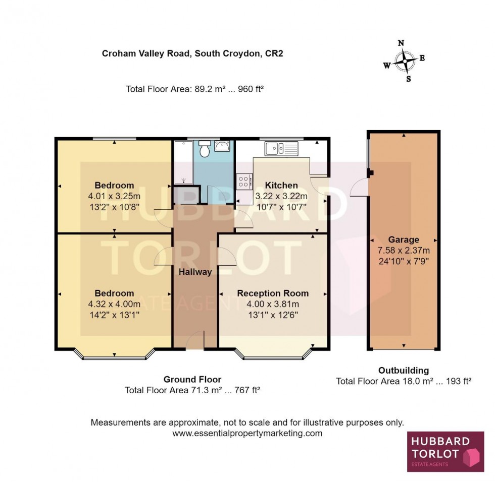 Floorplan for Croham Valley Road, South Croydon