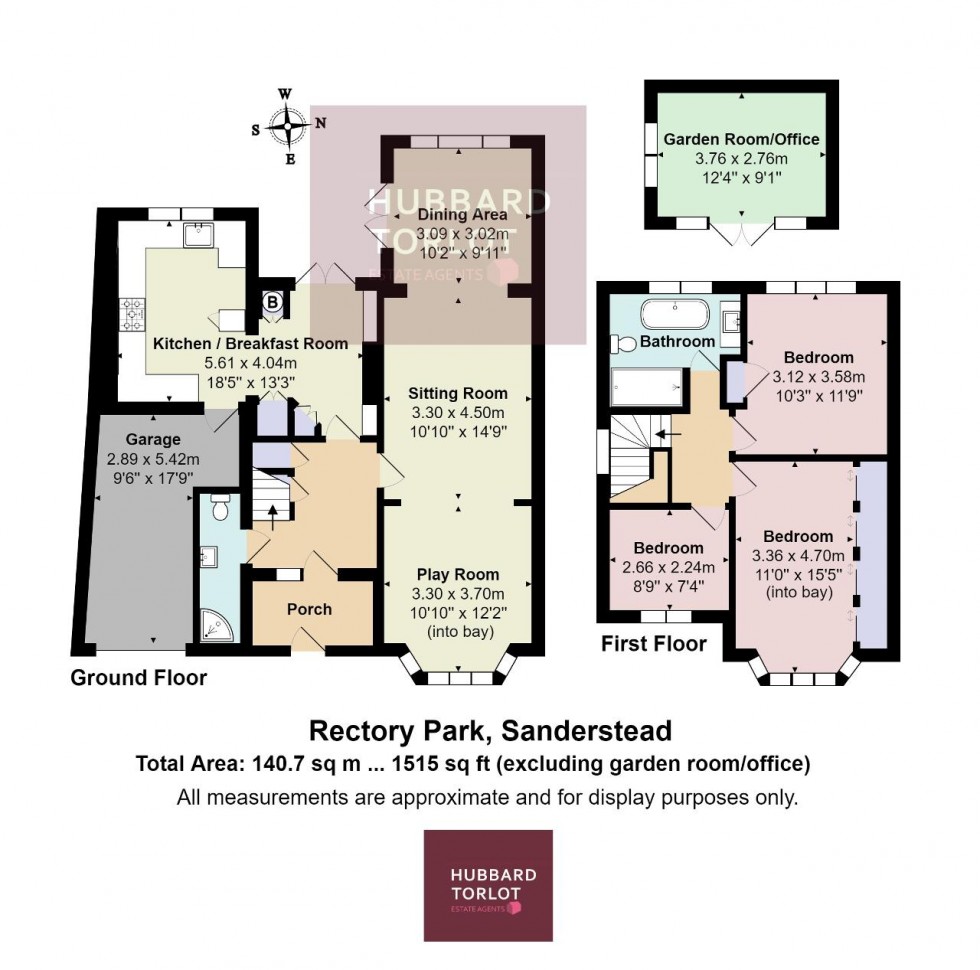 Floorplan for Rectory Park, Sanderstead