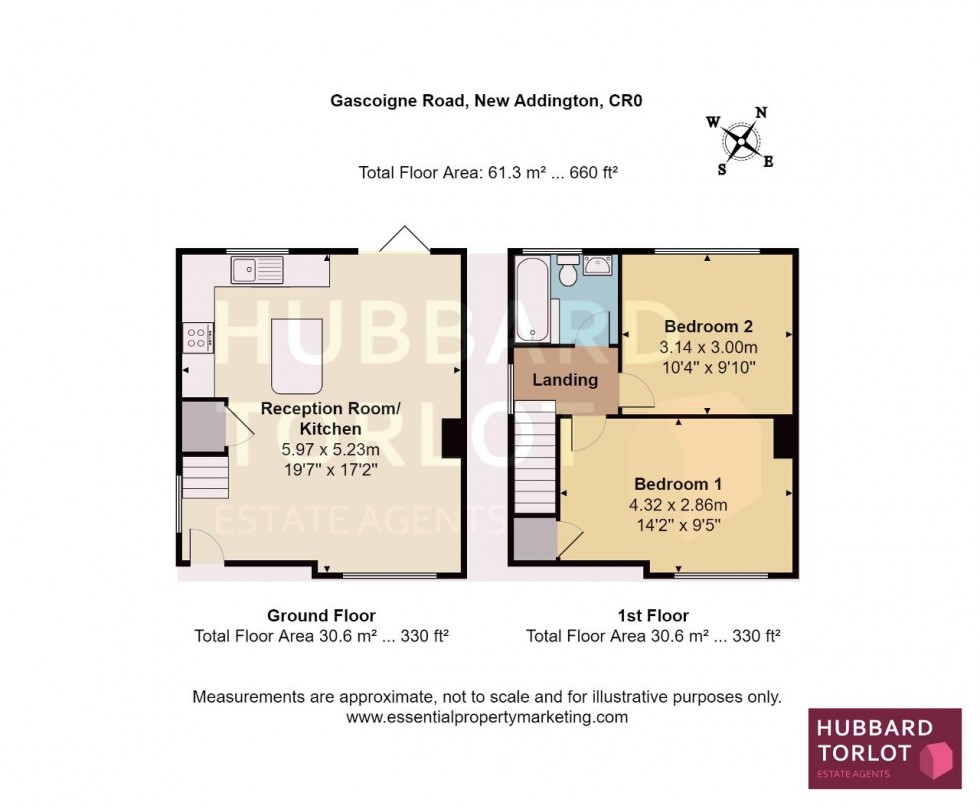 Floorplan for New Addington, South Croydon