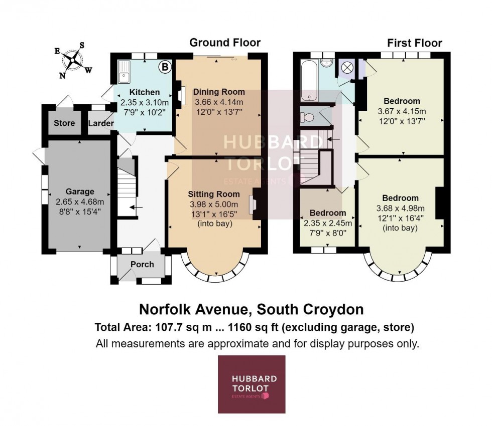 Floorplan for Norfolk Avenue, Sanderstead