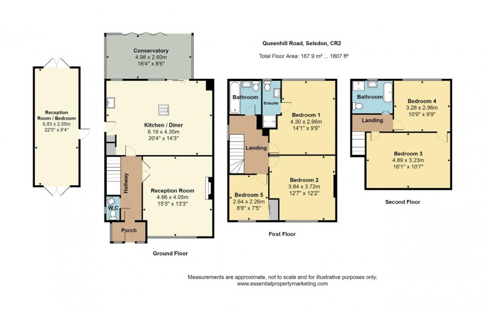 Floorplan for Queenhill, South Croydon