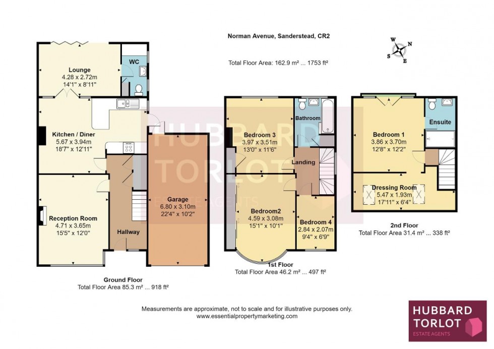 Floorplan for Norman Avenue, South Croydon