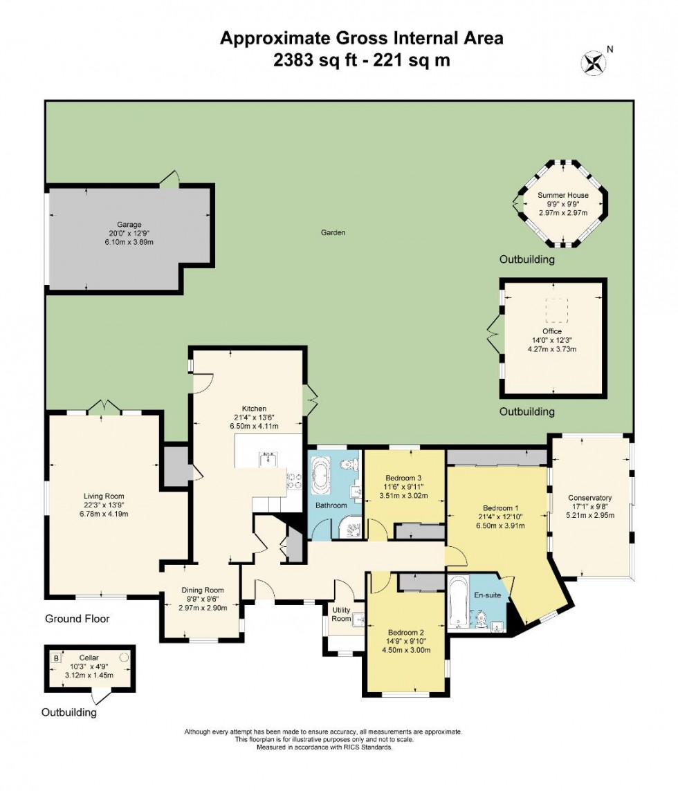 Floorplan for Dome Hill Peak, Caterham