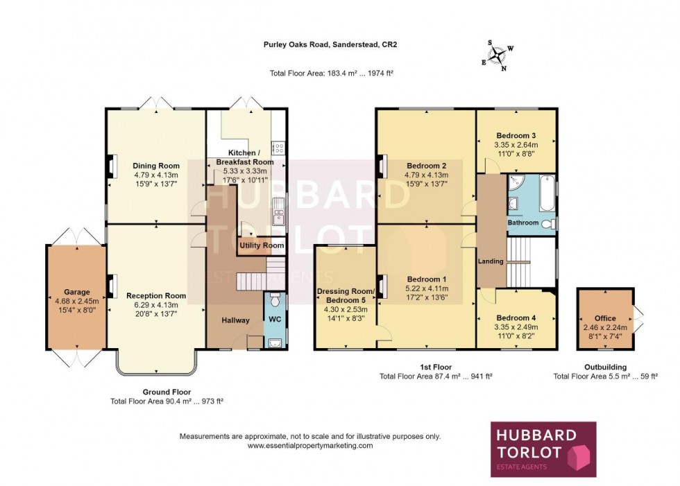 Floorplan for Purley Oaks Road, Sanderstead