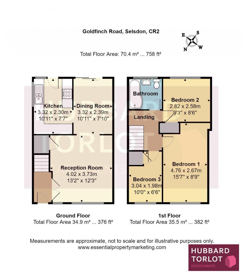 Floorplan for Selsdon, South Croydon