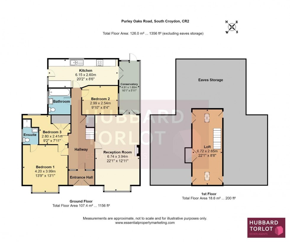 Floorplan for Purley Oaks Road, South Croydon