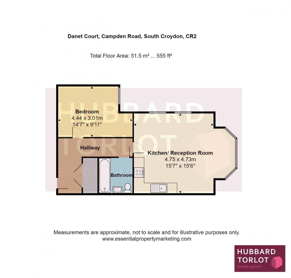 Floorplan for Campden Road, South Croydon