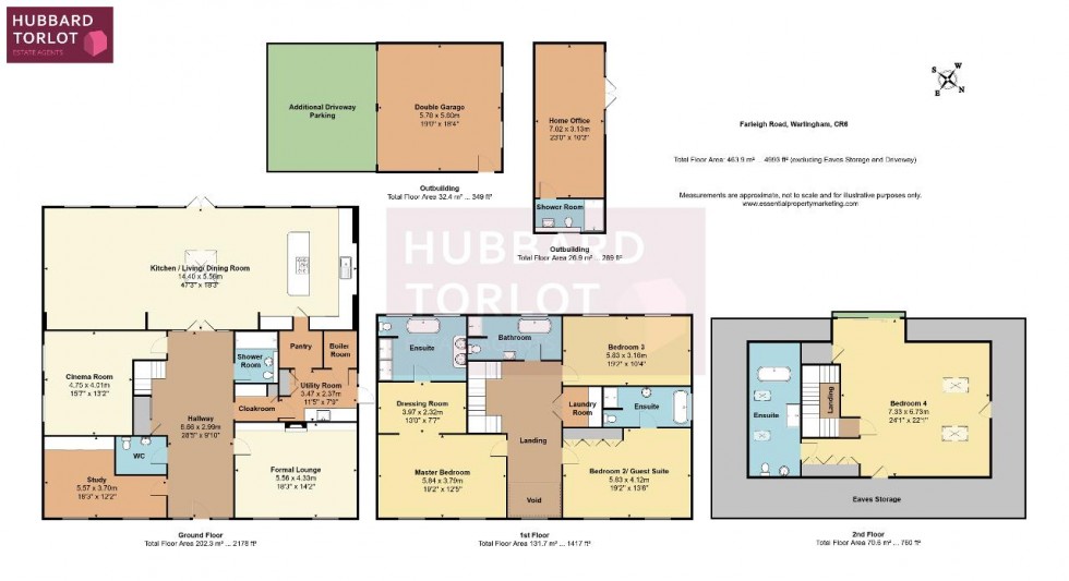 Floorplan for Farleigh Road, Warlingham