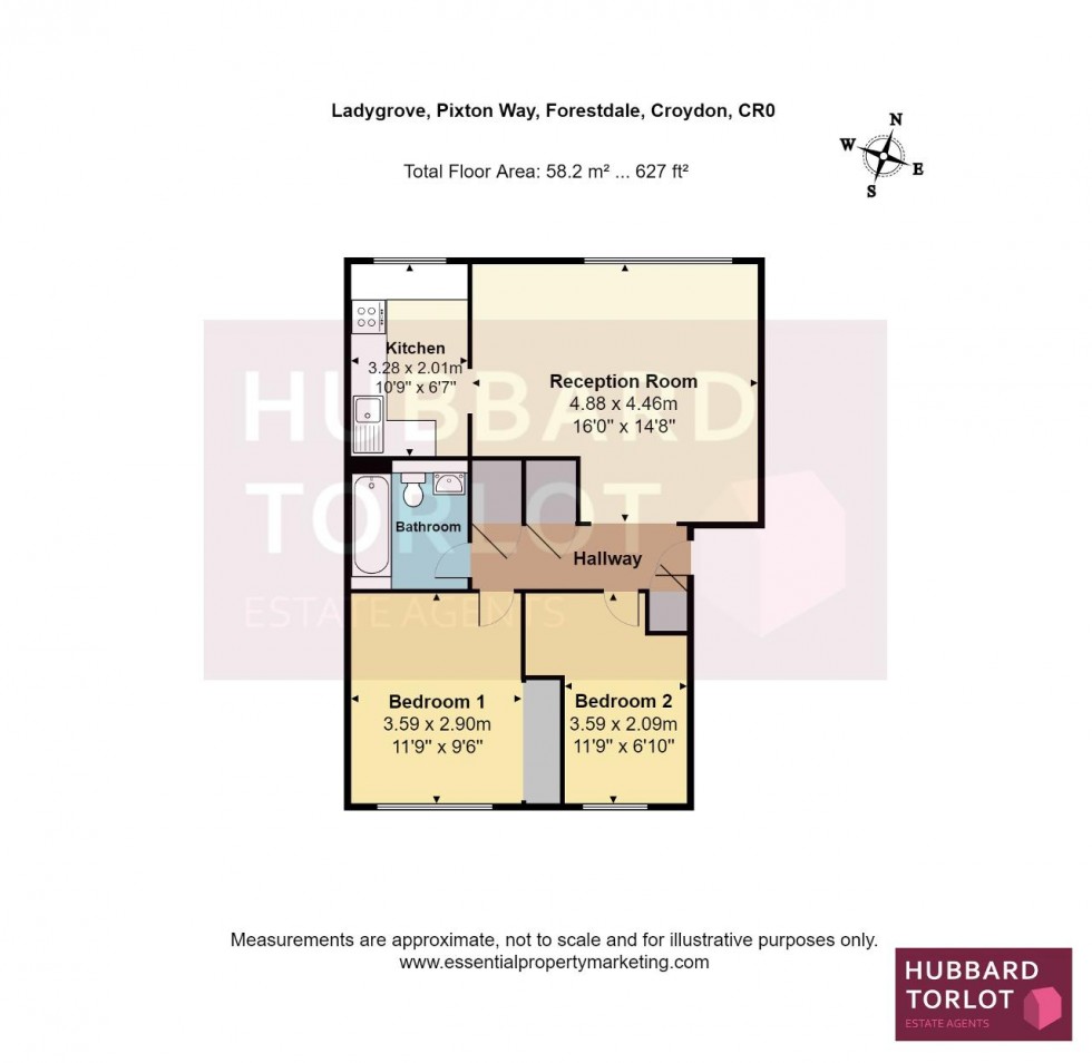 Floorplan for Ladygrove, Croydon