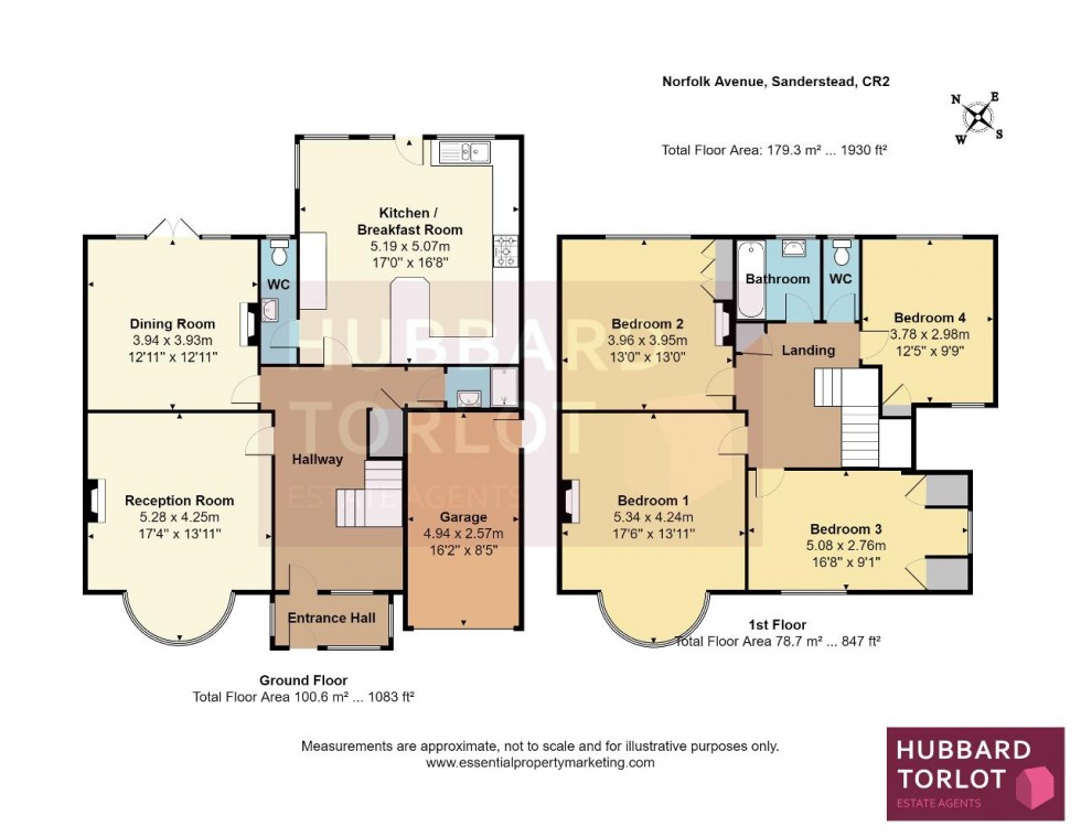 Floorplan for Sanderstead, South Croydon