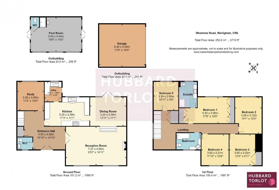 Floorplan for Westview Road, Warlingham