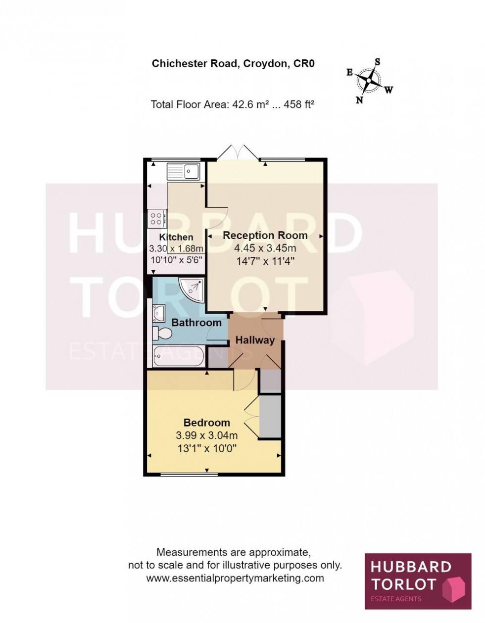 Floorplan for Chichester Road, Croydon