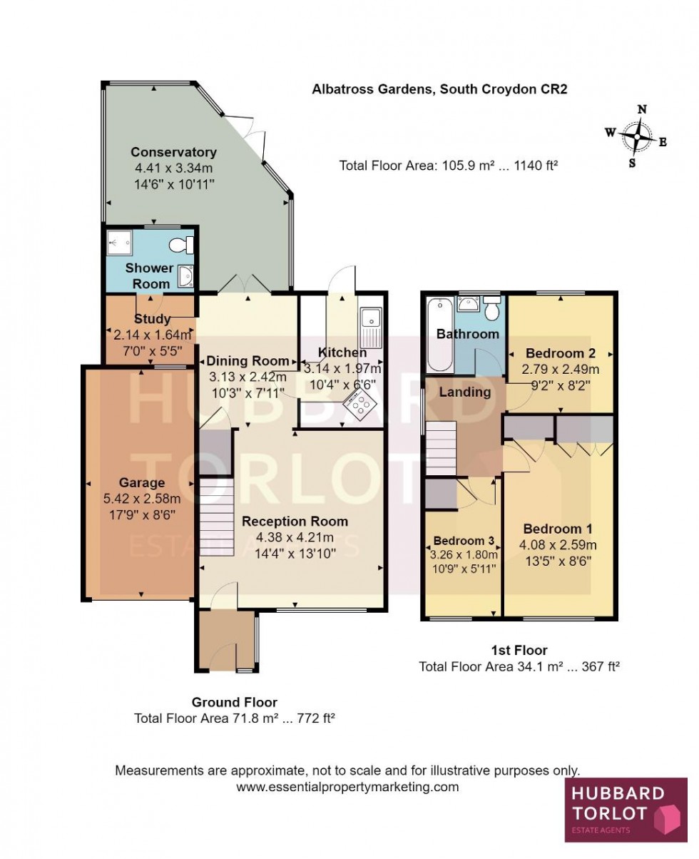 Floorplan for Albatross Gardens, South Croydon