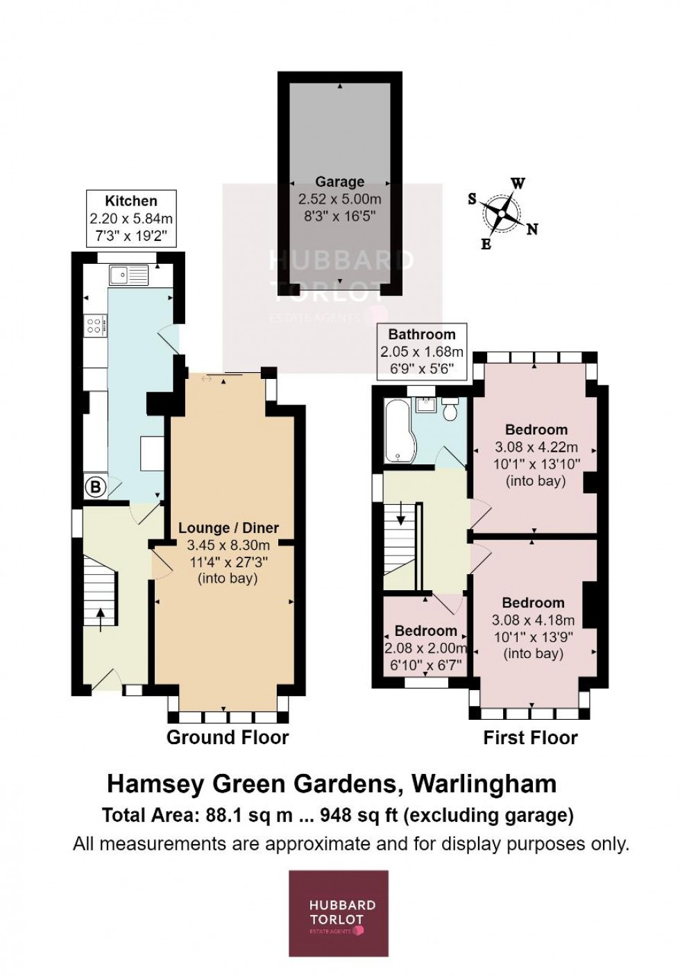 Floorplan for Hamsey Green Gardens, Warlingham