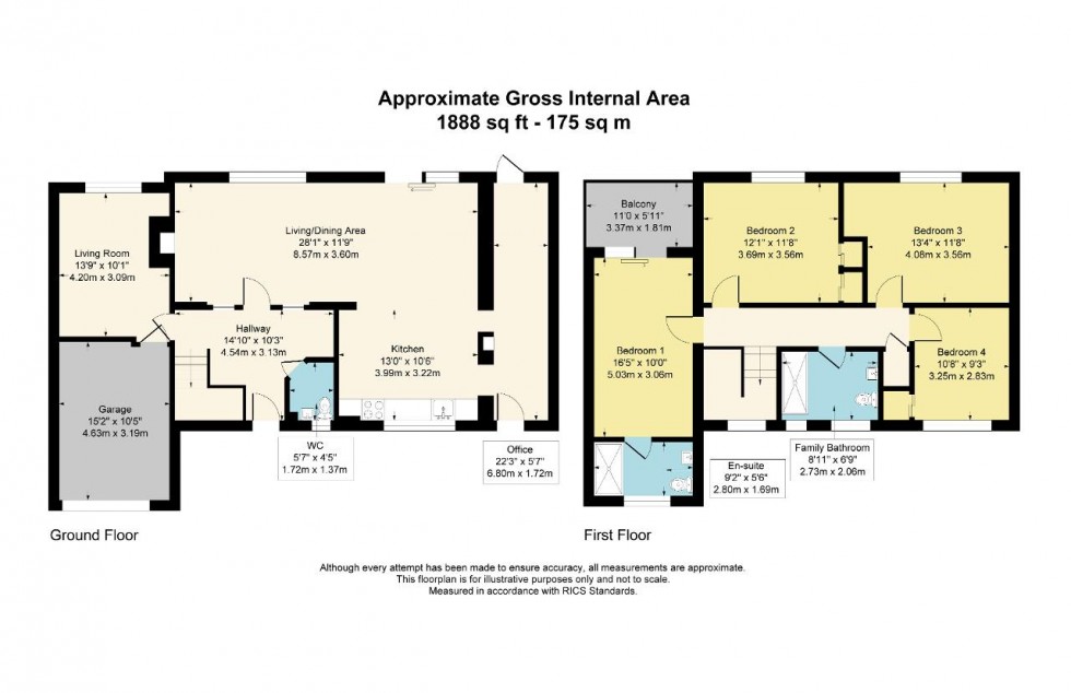 Floorplan for Harewood Road, South Croydon