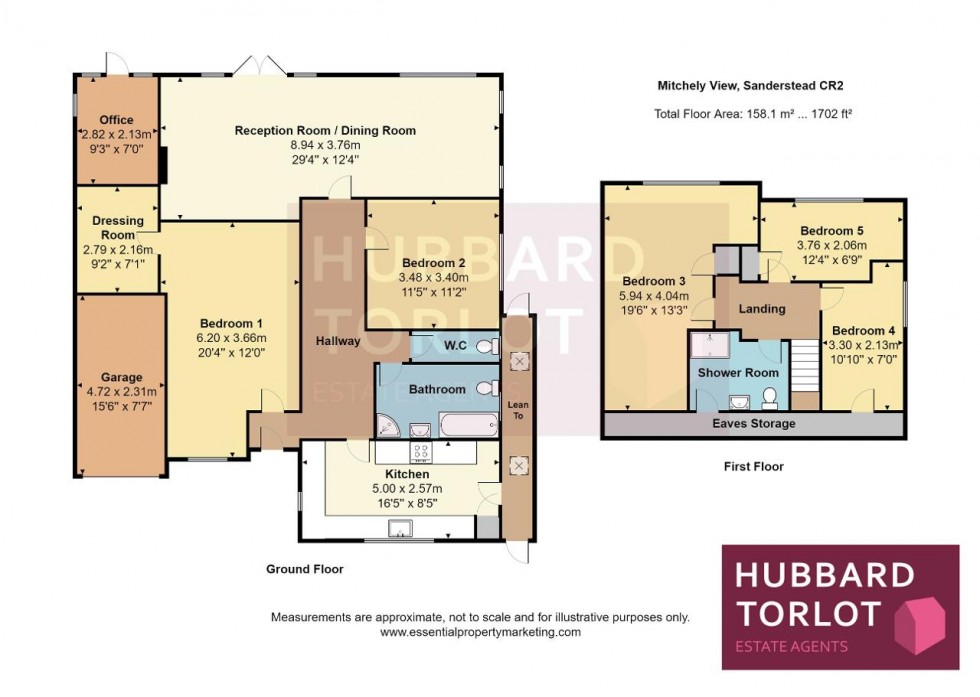 Floorplan for Mitchley View, Sanderstead