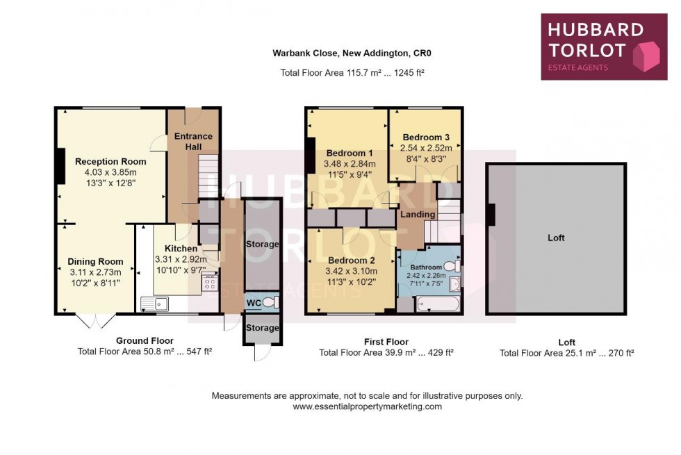 Floorplan for New Addington, Croydon