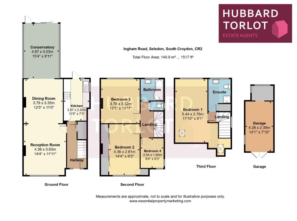 Floorplan for Ingham Road, Selsdon