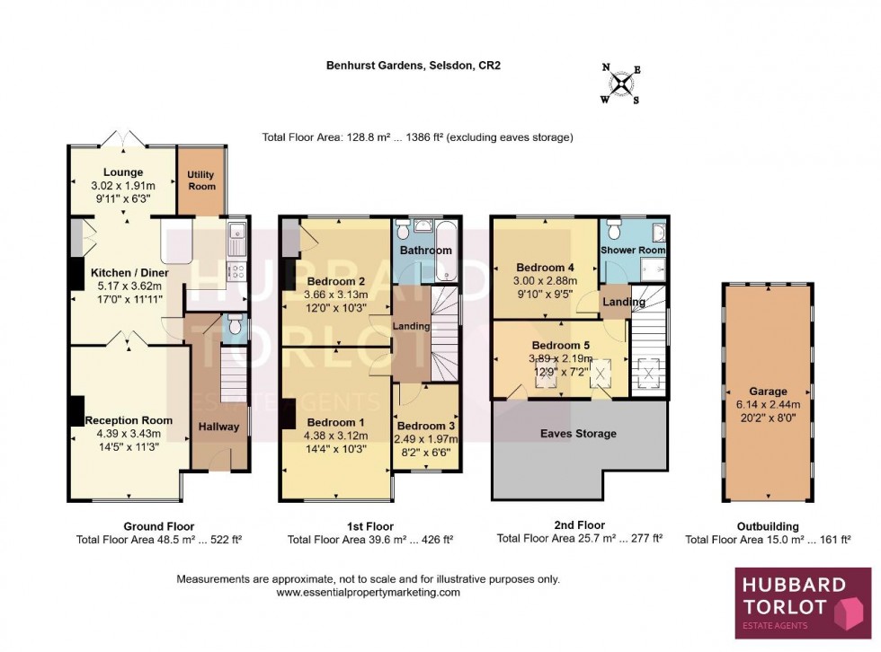 Floorplan for Selsdon, South Croydon