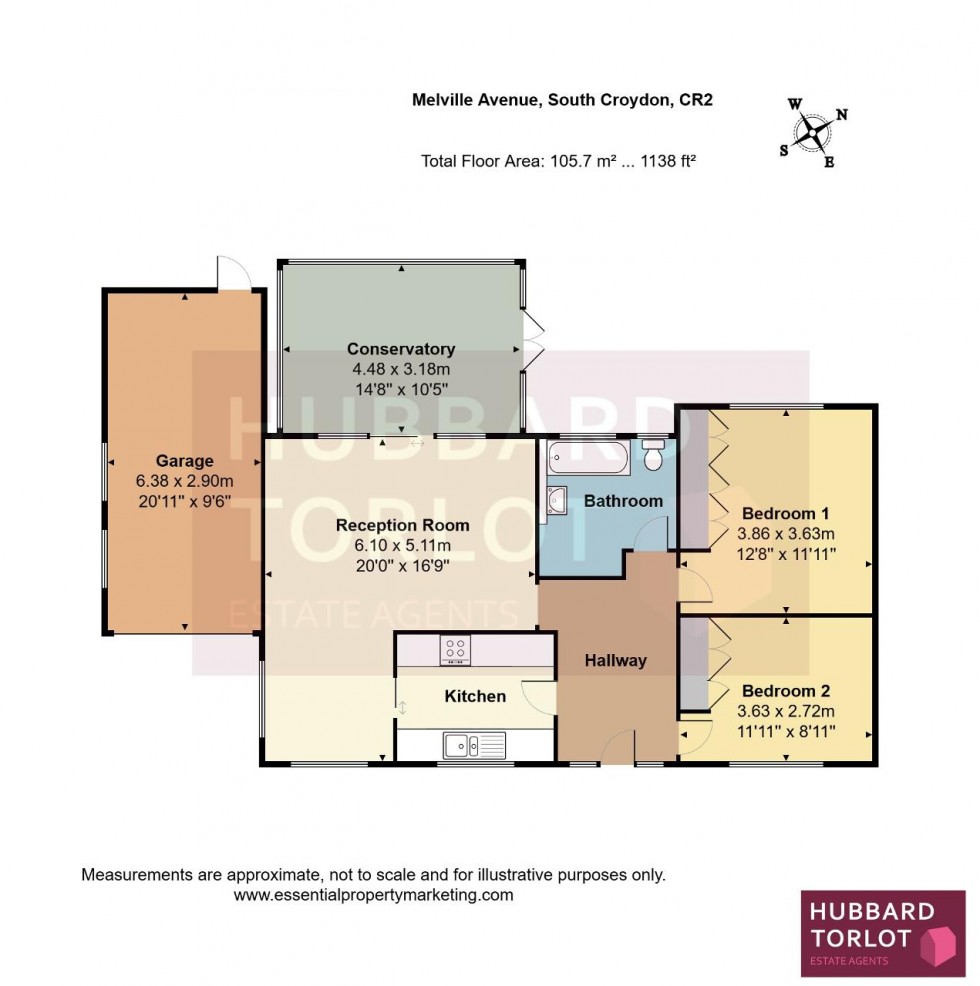 Floorplan for Melville Avenue, South Croydon