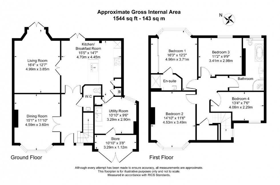 Floorplan for The Lees, Shirley