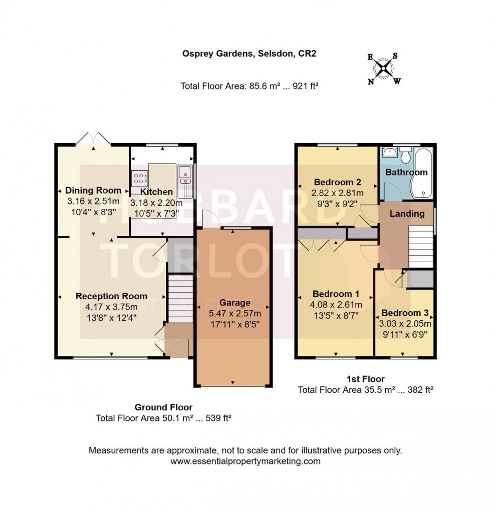 Floorplan for Osprey Gardens, South Croydon