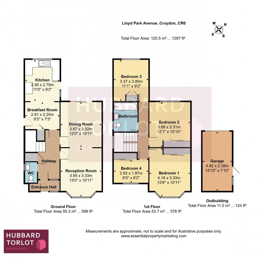 Floorplan for Lloyd park Avenue, Croydon