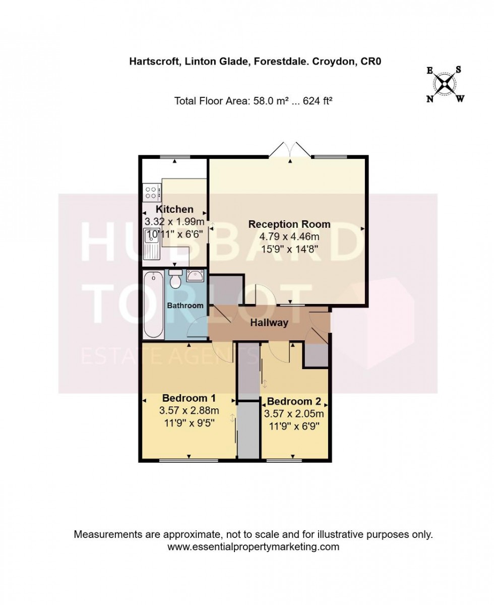 Floorplan for Hartscroft, South Croydon