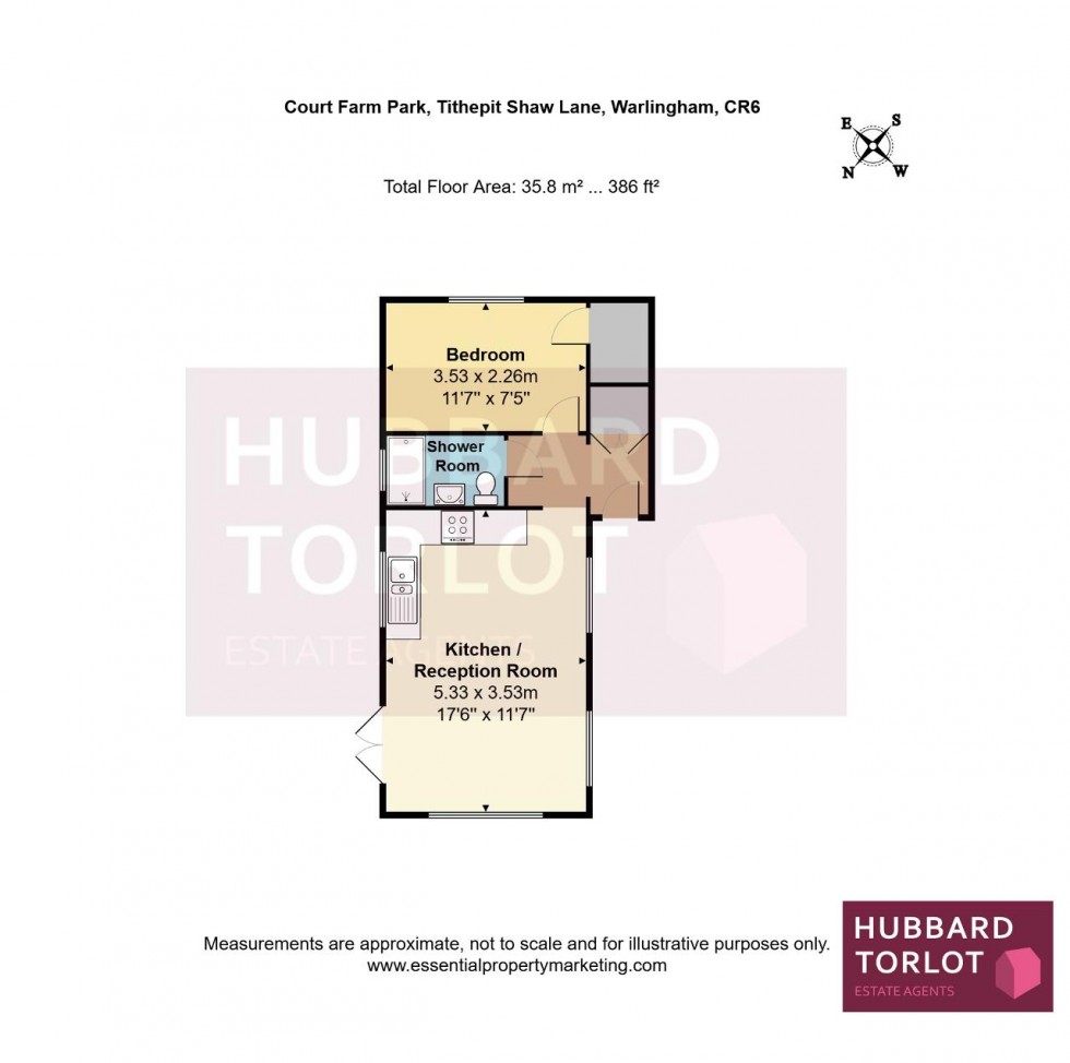 Floorplan for Court Farm Park, Warlingham