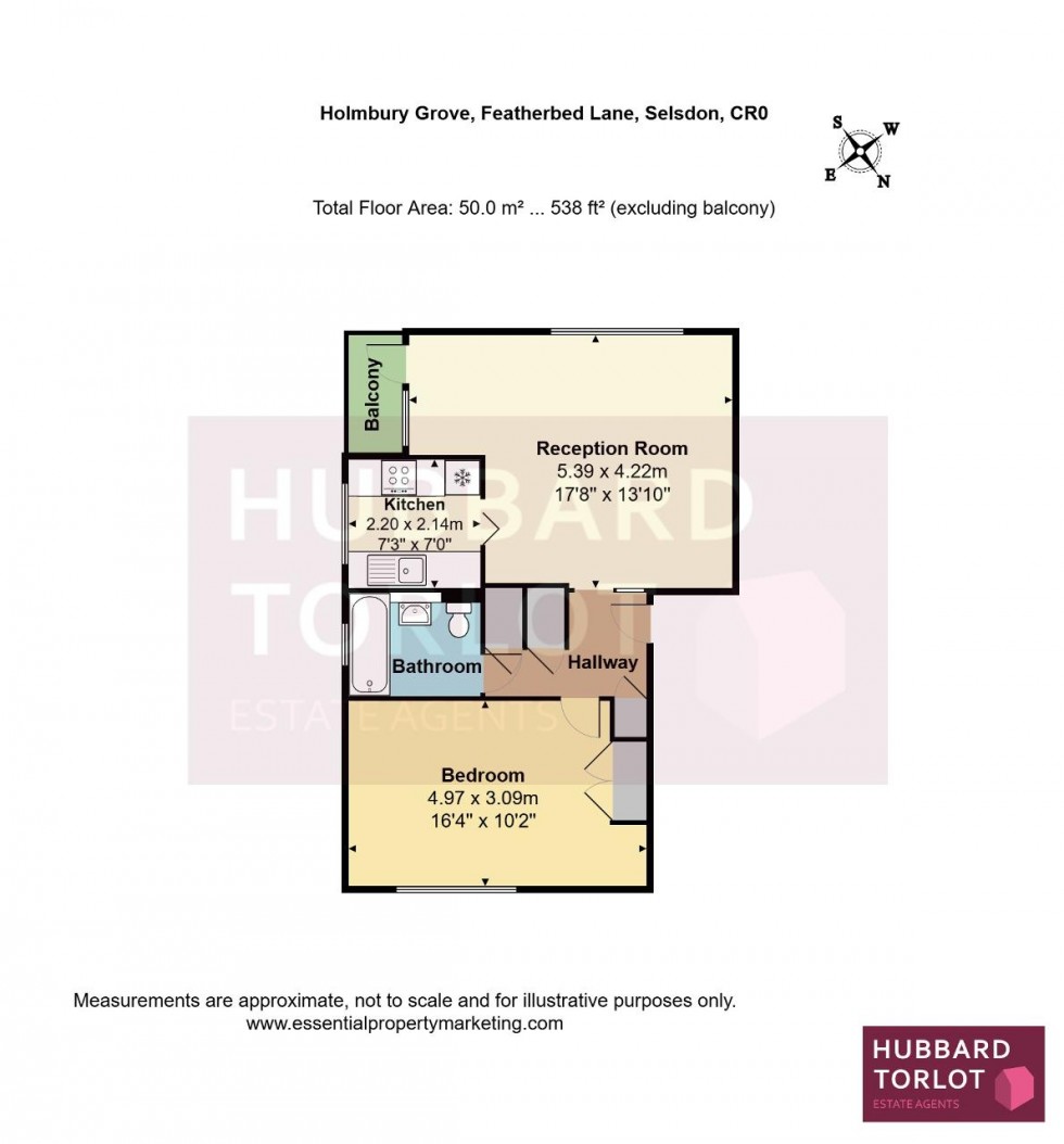 Floorplan for Holmbury Grove, Selsdon