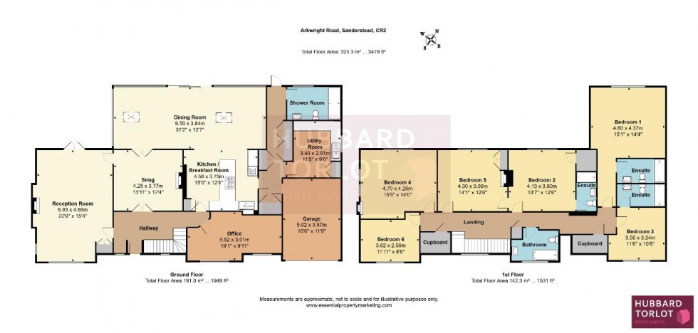 Floorplan for Sanderstead