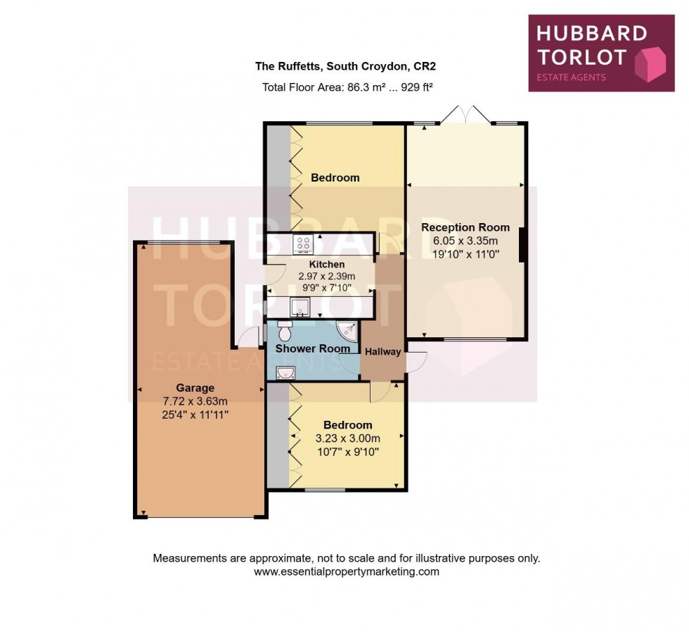 Floorplan for The Ruffetts, South Croydon