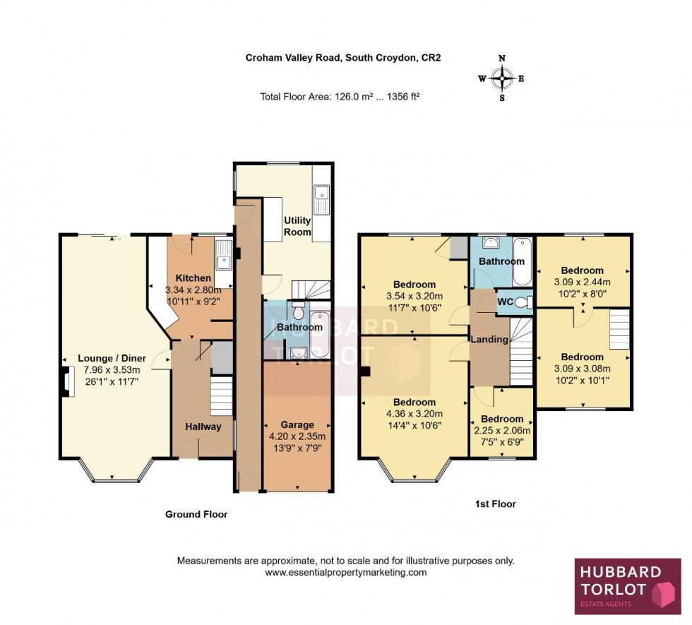 Floorplan for Croham Valley Road, South Croydon
