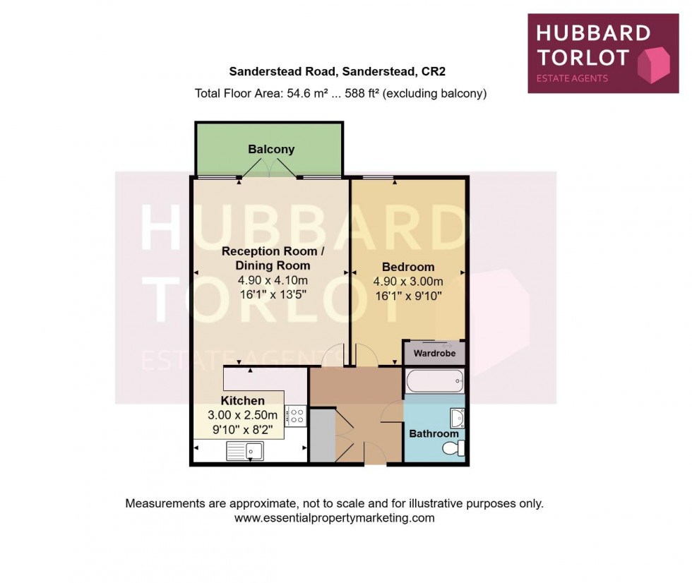 Floorplan for Sanderstead Road, Sanderstead