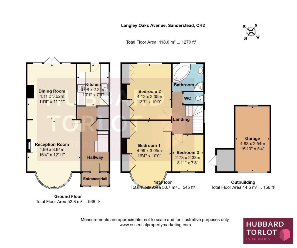 Floorplan for Langley Oaks Avenue, Sanderstead