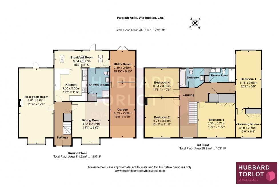 Floorplan for Farleigh Road, Warlingham