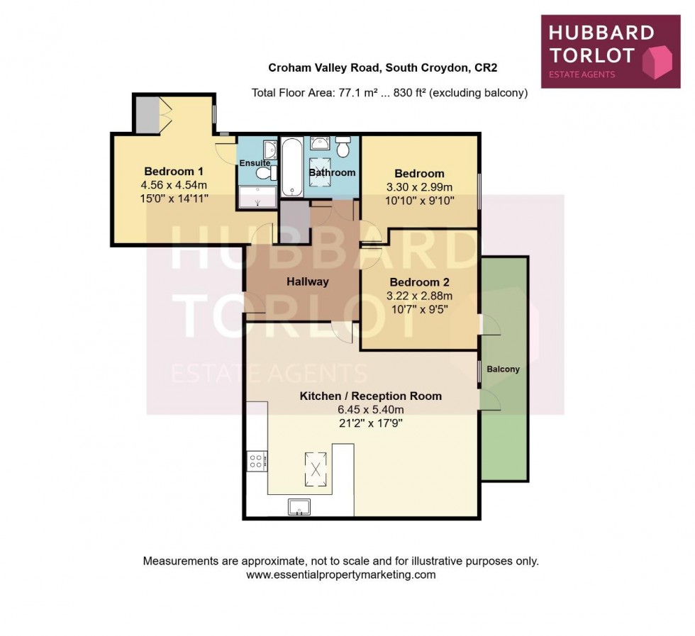 Floorplan for Croham Valley Road, South Croydon