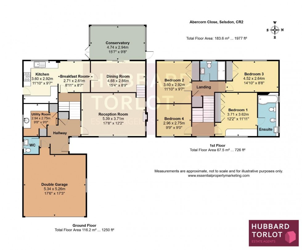 Floorplan for Abercorn Close, South Croydon