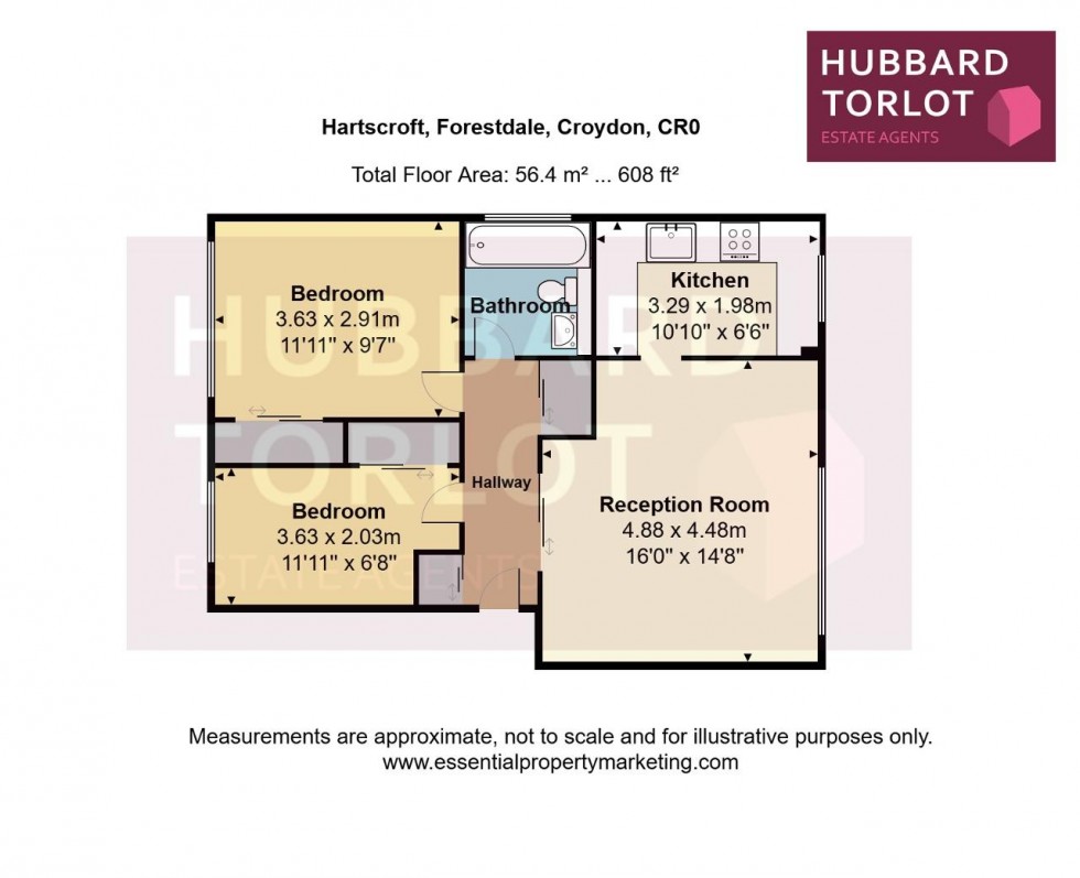 Floorplan for Hartscroft, South Croydon