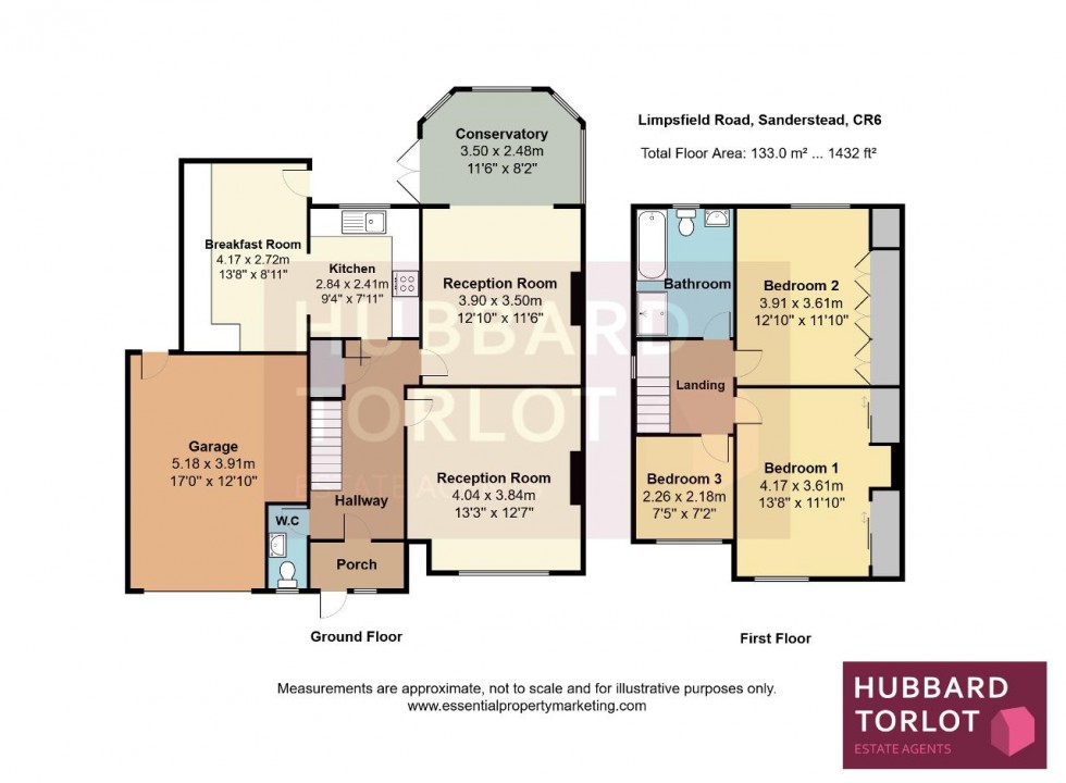 Floorplan for Limpsfield Road, Warlingham