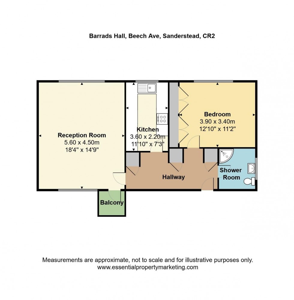 Floorplan for Beech Avenue, Sanderstead