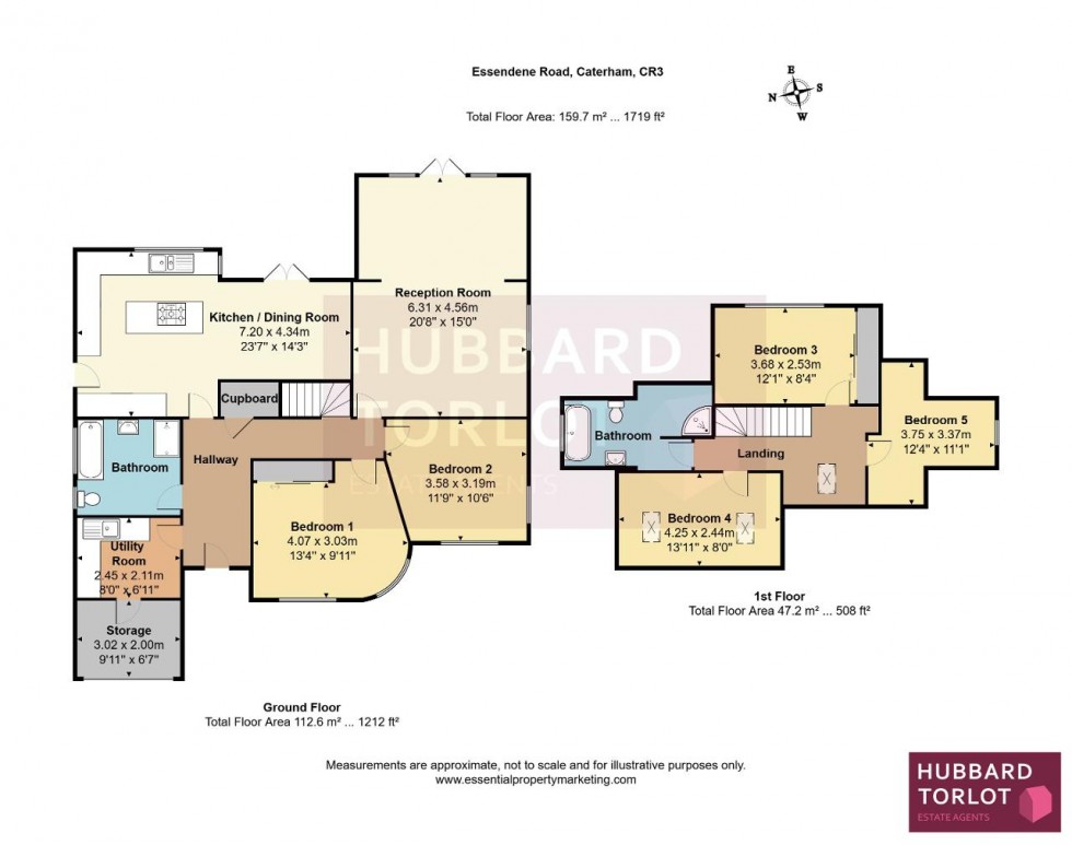 Floorplan for Essendene Road, Caterham