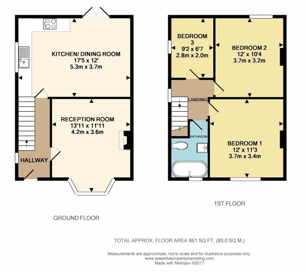 Floorplan for Limpsfield Road, Warlingham