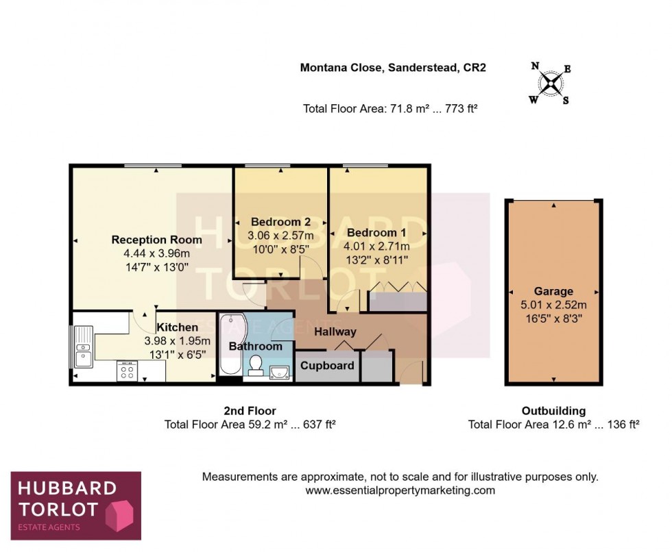 Floorplan for Montana Close, Sanderstead