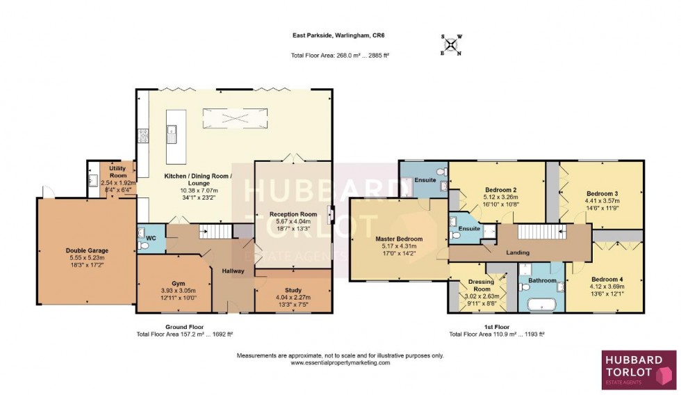 Floorplan for East Parkside, Warlingham