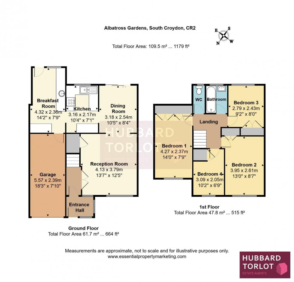 Floorplan for Albatross Gardens, South Croydon